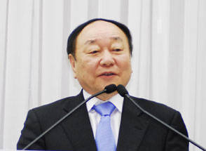 축사하는 밝은사회실천전국연합 현경대 중앙회장