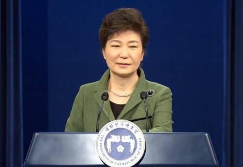 대국민담화 발표하는 박대통령ⓒ더타임즈