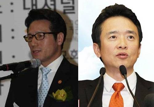 정병국(왼쪽)-남경필 의원 ⓒ더타임즈DB