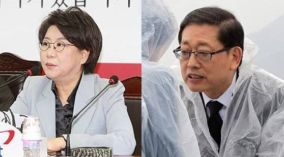 이혜훈(왼쪽)-김황식 예비후보