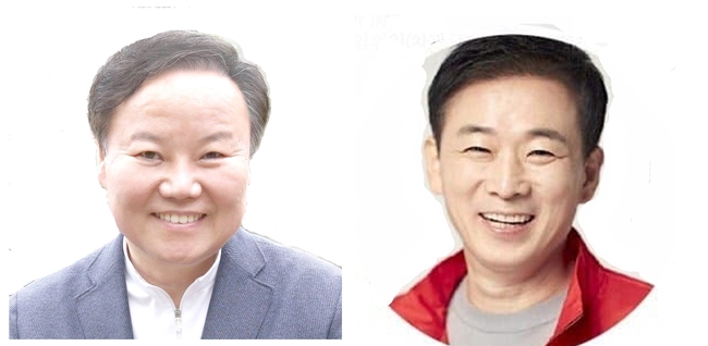 대구시장에 출마한 김재원 예비후보 , 유영하 예비 후보