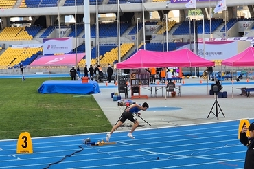 경산시 선수단, 전국장애인체육대회, 금3·은1·동8개 수상하는 기염을 토해